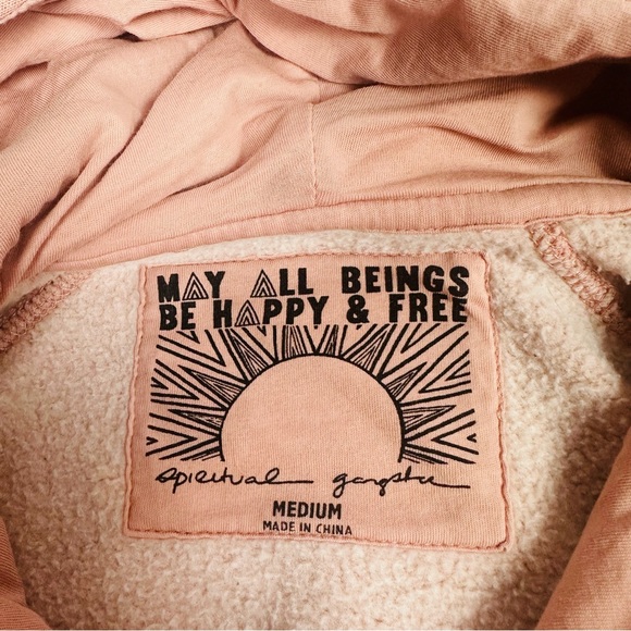 Spiritual Gangster Woman’s Size Medium Hooded Sweatshirt - Picture 3 of 8